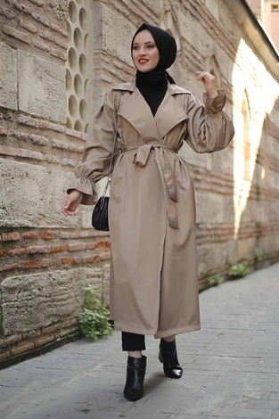 Style Trench coat 10090-1 Camel - Thumbnail