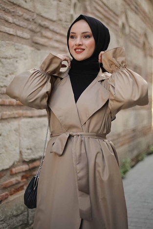 Style Trench coat 10090-1 Camel - Thumbnail