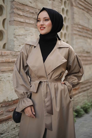 Style Trench coat 10090-1 Camel - Thumbnail