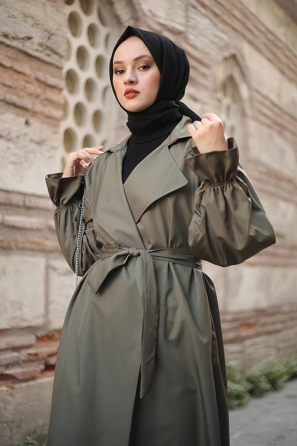 Style Trench coat 10090-2 Khaki