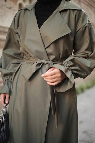 Style Trench coat 10090-2 Khaki - Thumbnail