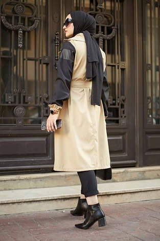 Style Trench coat 10091-4 Beige - Thumbnail