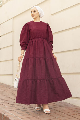 Sue Elbise 350TH-3019 Bordo - Thumbnail