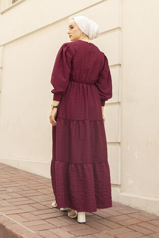 Sue Elbise 350TH-3019 Bordo - Thumbnail