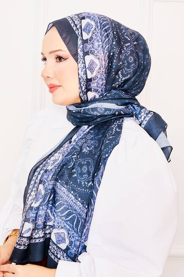 Msc - Sümbül Desen Tesettür Şal -14 (1)