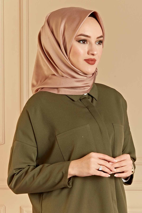 E - Tafta Eşarp 190E8130 Camel