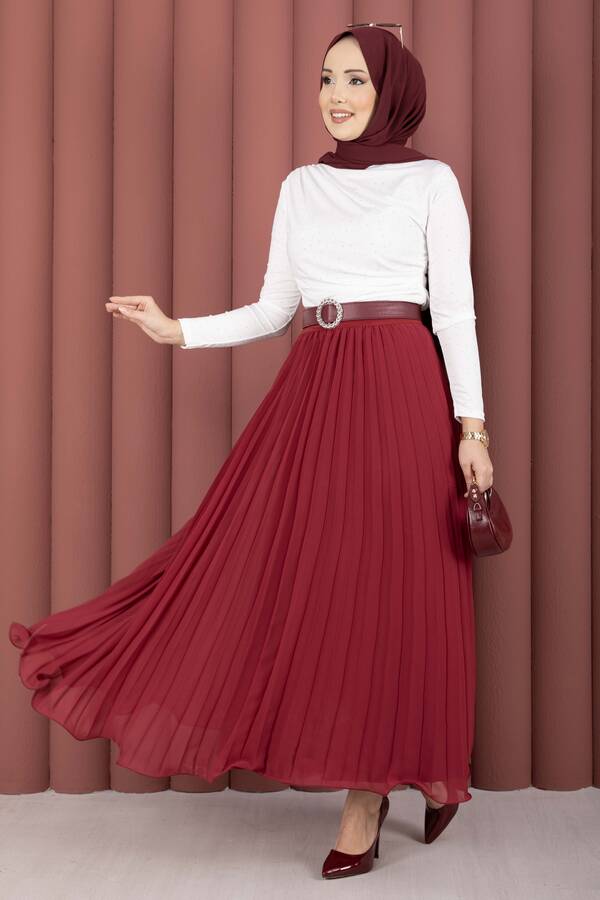 Özk - Taş Detaylı Sandy Body Ekru (1)