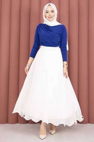 Taş Detaylı Sandy Body Saks - Thumbnail