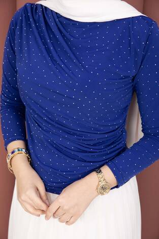 Taş Detaylı Sandy Body Saks - Thumbnail