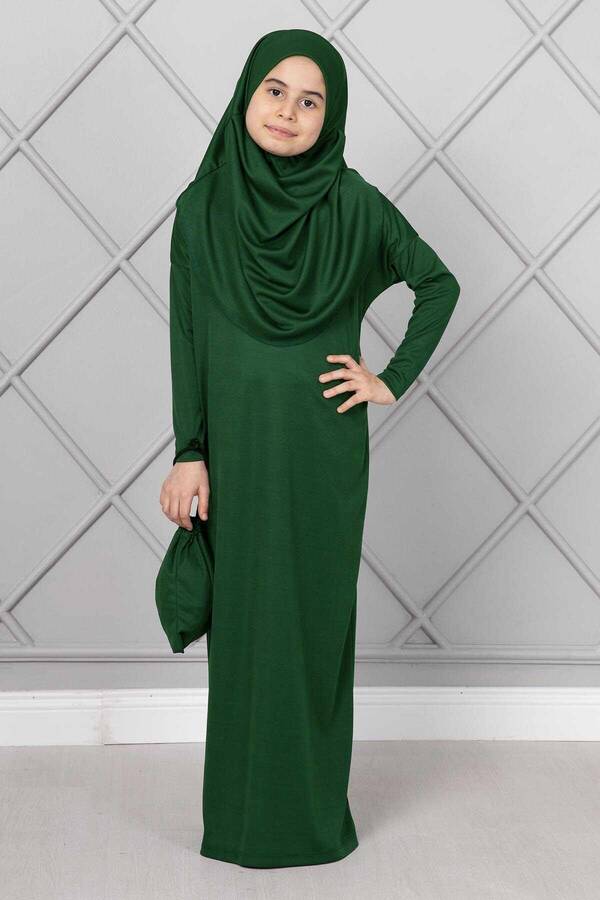 Tesettür Çocuk Namaz Elbisesi Benetton - 5