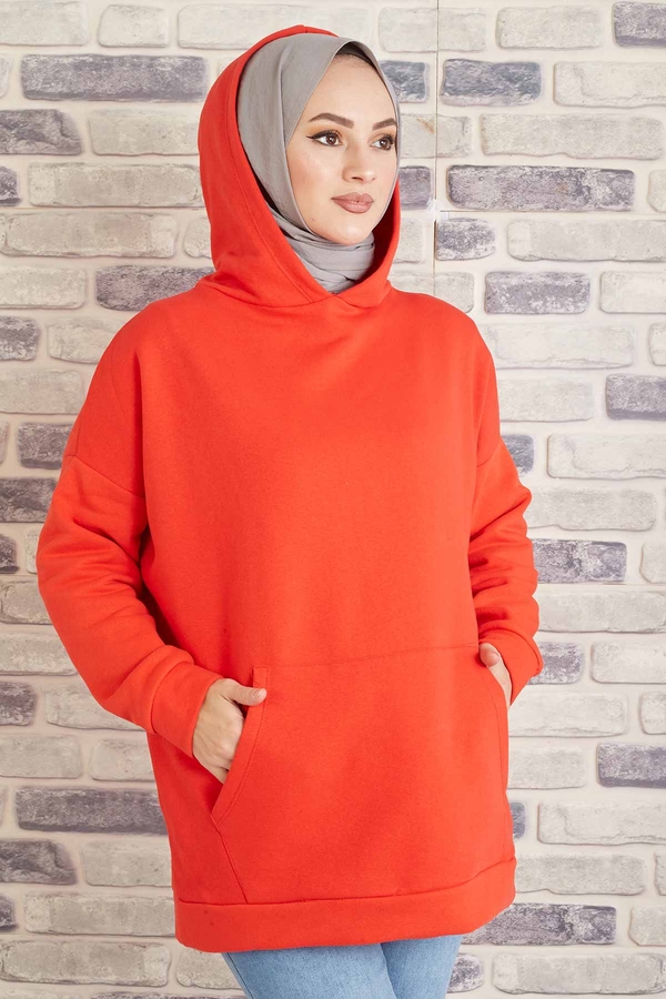 MD - Tres Puf Sweat 100MD10122 Turuncu (1)