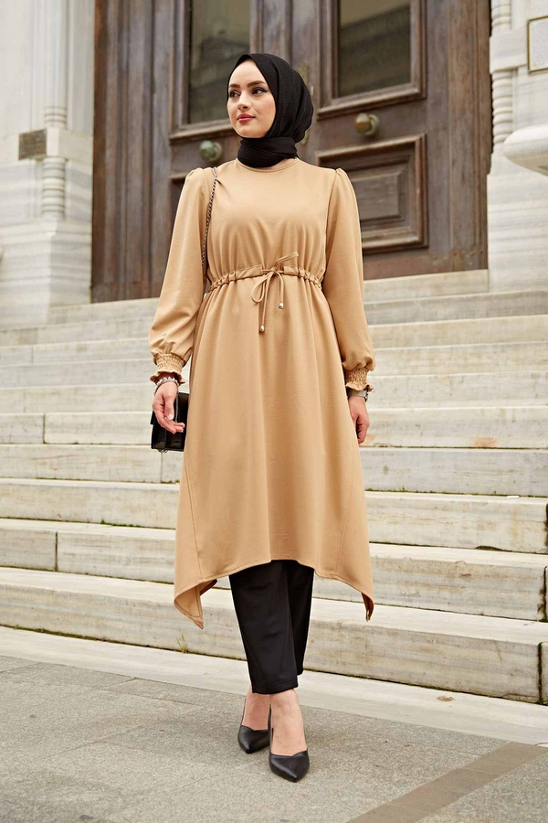 MD - Tünel Kemerli İkili Takım 100MD10185 Camel - Siyah
