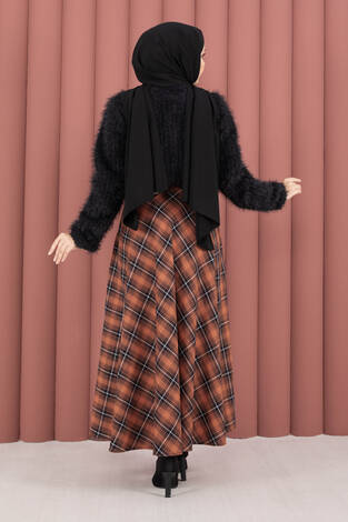 Verev Ekose Desen Etek Kiremit - Thumbnail