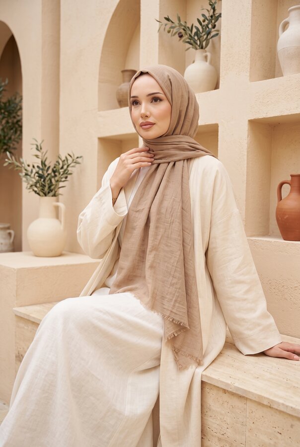 Vsc - Viole Vual Şal Serisi Camel