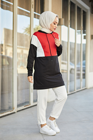EMR Wiev Tunik 3854-1 Siyah - Thumbnail