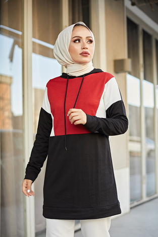 EMR Wiev Tunik 3854-1 Siyah - Thumbnail