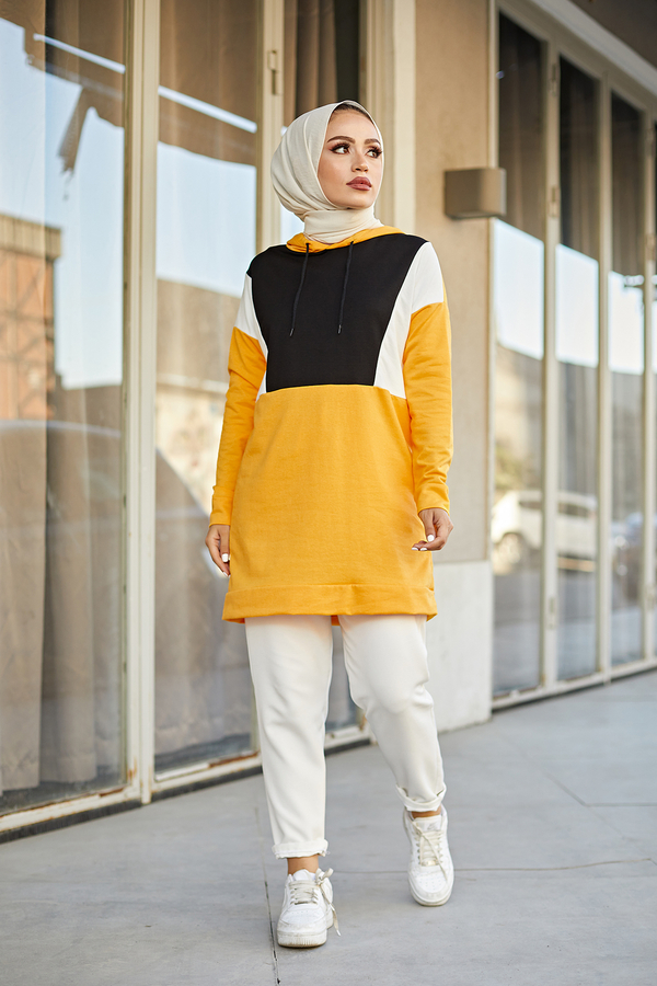  - EMR Wiev Tunik 3854-5 Sarı