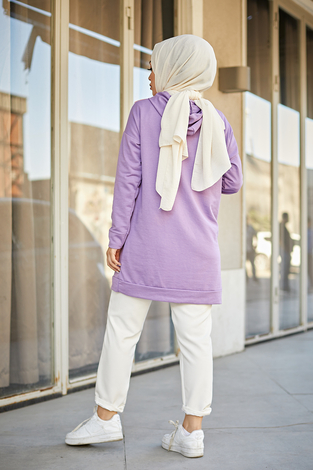EMR Wiev Tunik 3854-7 Lila - Thumbnail