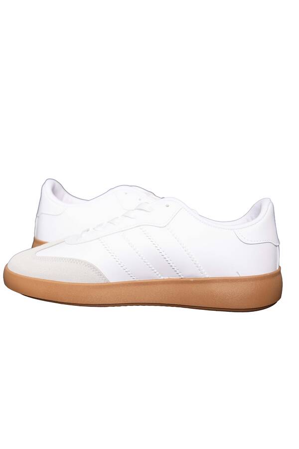 Yan Şerit Detaylı Sneaker Spor Ayakkabı Beyaz - 6