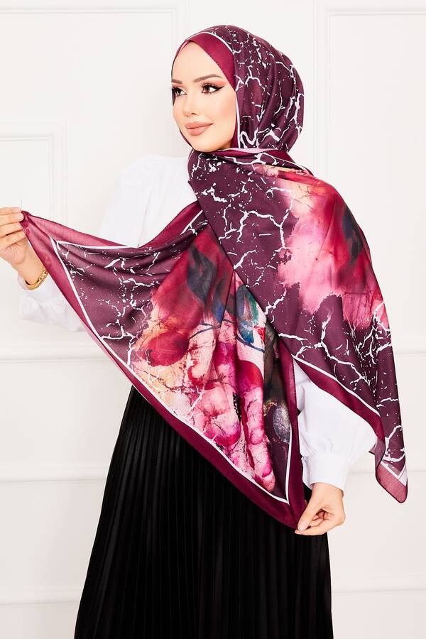 Yaprak Desen Soft Şal -2 Yaprak Desen Soft Şal -2