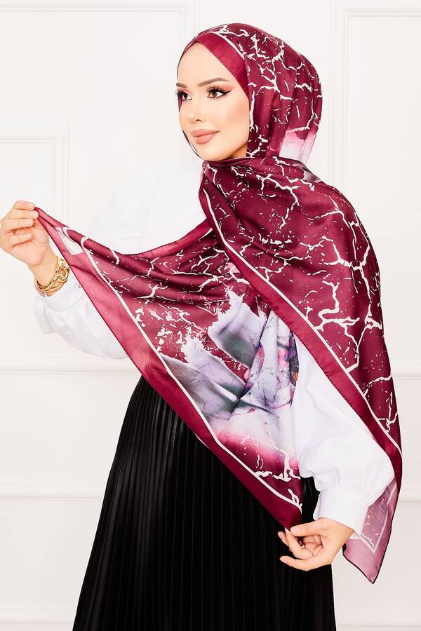 Yaprak Desen Soft Şal -7 Yaprak Desen Soft Şal -7