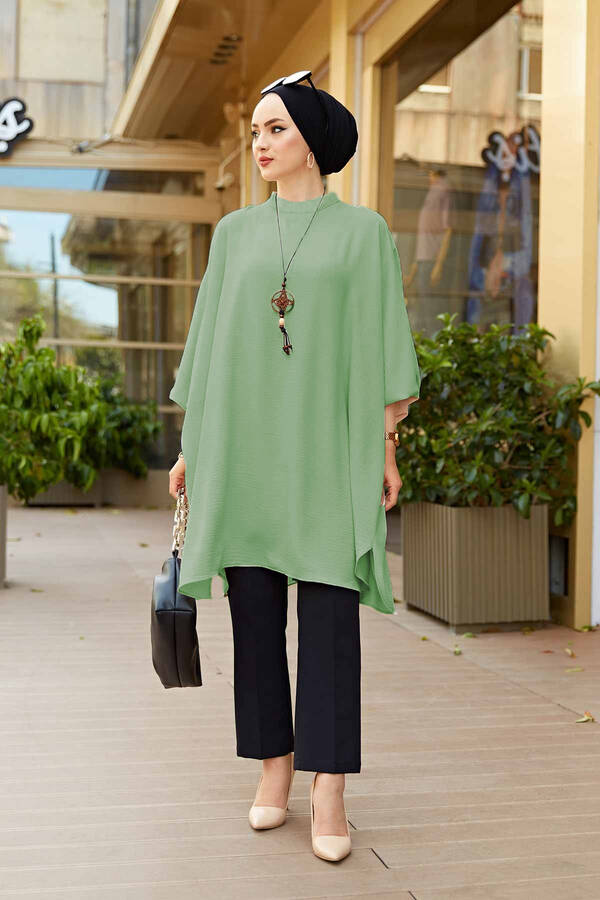 MD - Yarasa Kol Aerobin Tunik 100MD-10358 Mint