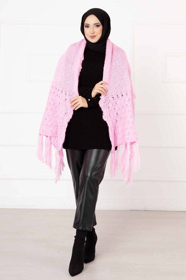 Yün Şal Pembe